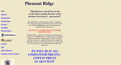 Desktop Screenshot of pheasantridgeguns.com